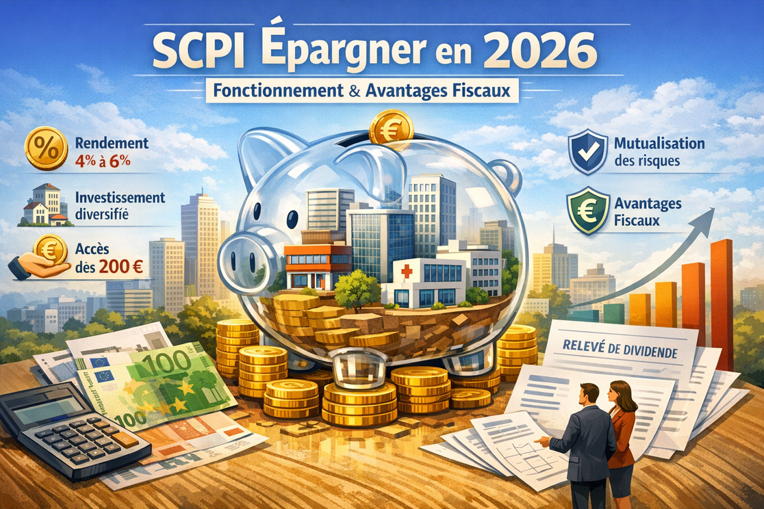 SCPI épargne 2026 : fonctionnement et avantages fiscaux